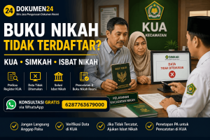 Buku nikah tidak terdaftar di KUA atau SIMKAH dan solusi isbat nikah