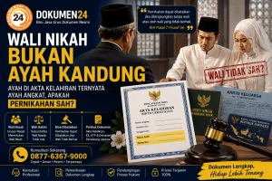 Ayah yang tercantum di akta kelahiran ternyata ayah angkat dapat menimbulkan persoalan wali nasab dalam pernikahan Islam