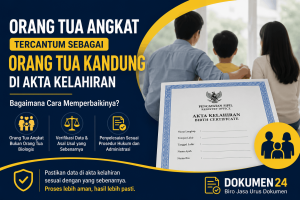 Mengganti nama orang tua di akta kelahiran karena nama ayah atau ibu tidak sesuai