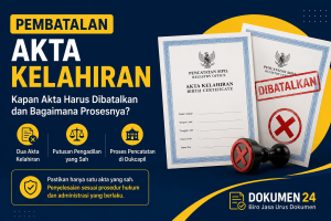 Pembatalan akta kelahiran karena dua akta dan proses melalui putusan pengadilan