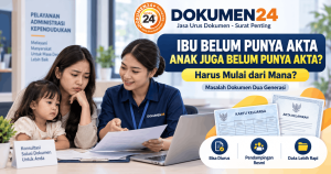 Ibu belum punya akta kelahiran dan anak juga belum punya akta serta belum masuk Kartu Keluarga