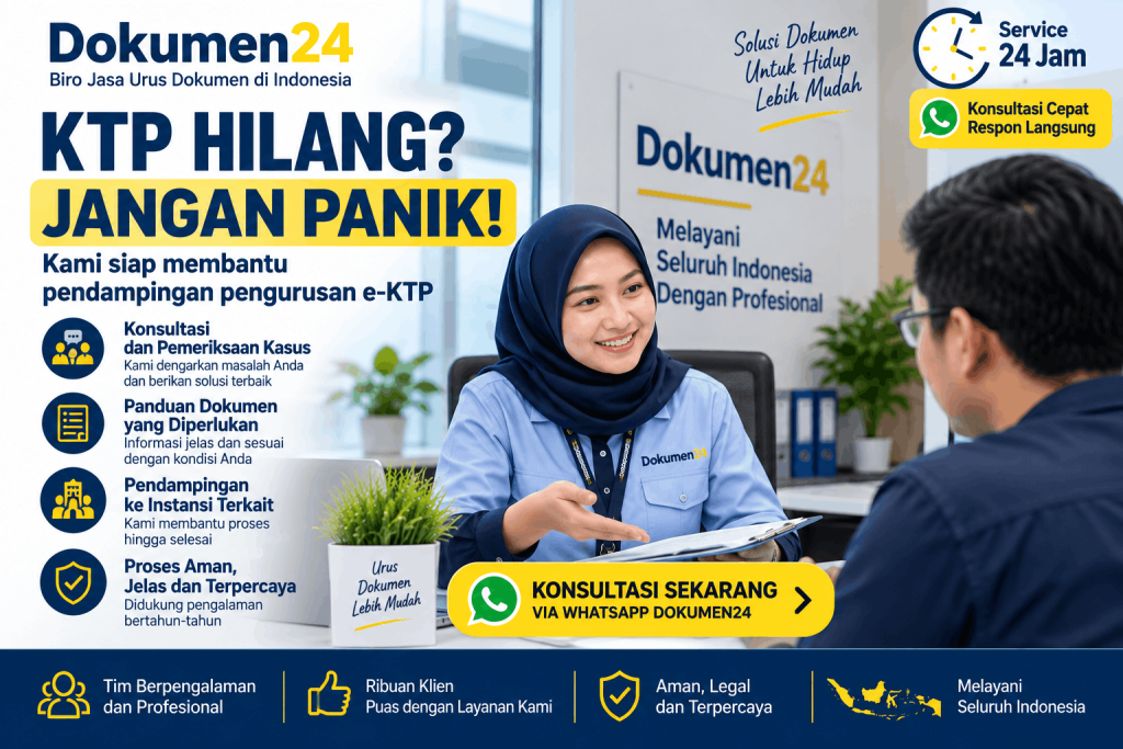 Jasa KTP Hilang 2026 Dokumen24