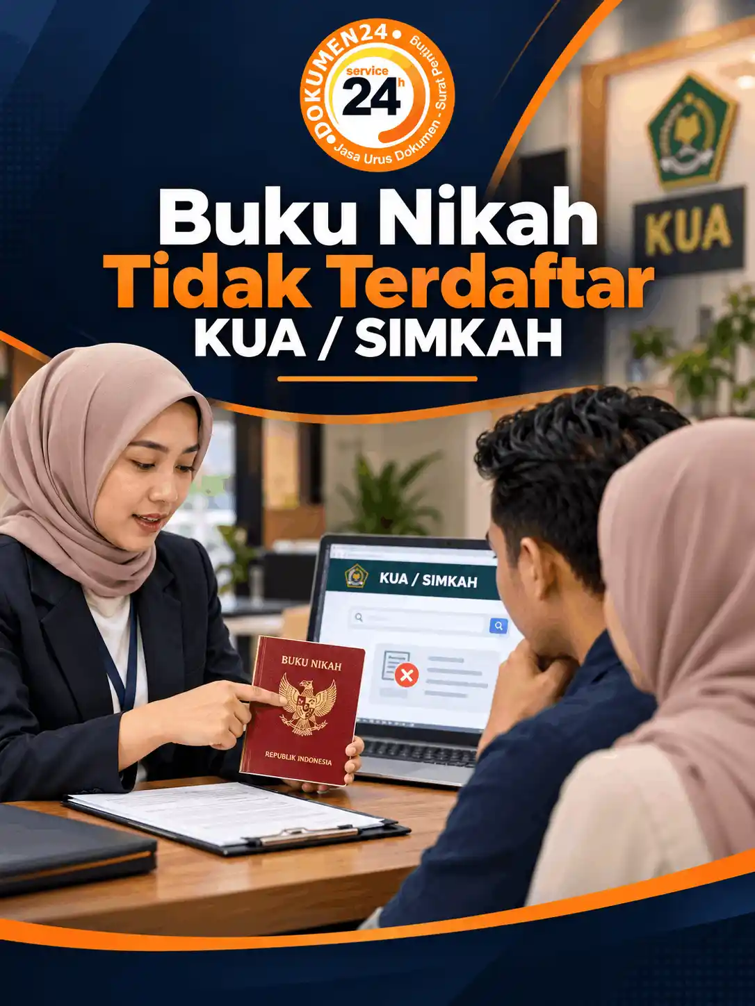 buku nikah tidak terdaftar di KUA dan SIMKAH