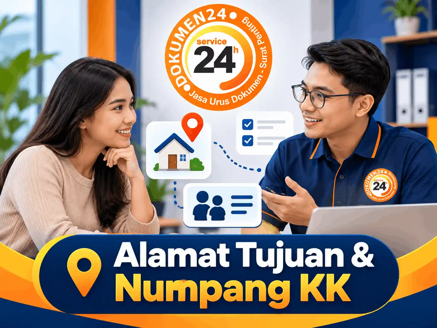 pindah ke kontrakan/kost dan pemilik tidak mengizinkan alamat